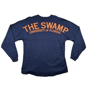 Venley Gators Shirt Mens Medium Spirt Jersey Style Embossed Textured Spell Out